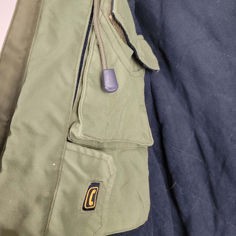 Abercrombie & Fitch Vintage Green Military Field Jacket Tactical Utility Unisex - Picture 10 of 15